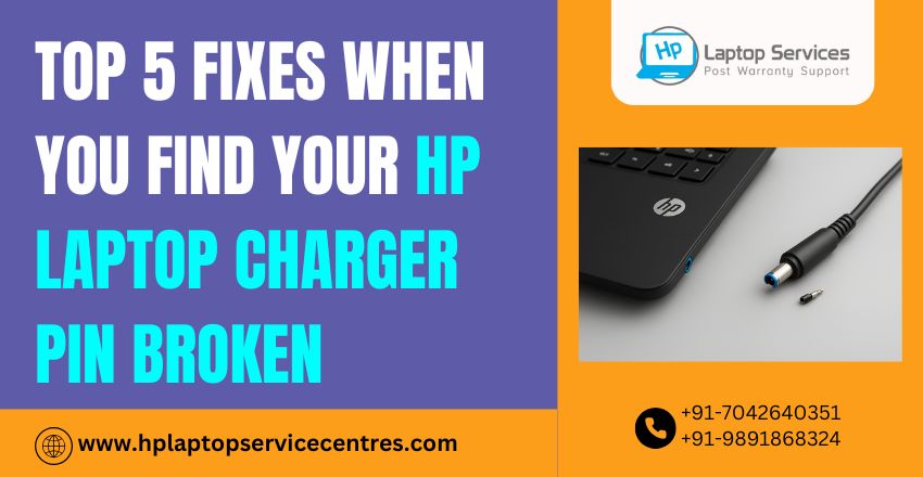 HP Laptop Charger Pin Broken