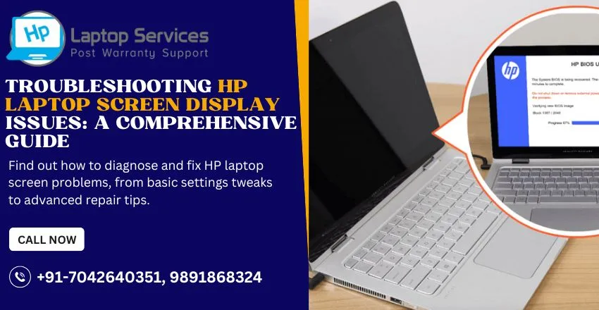 HP Laptop Screen Display Issues