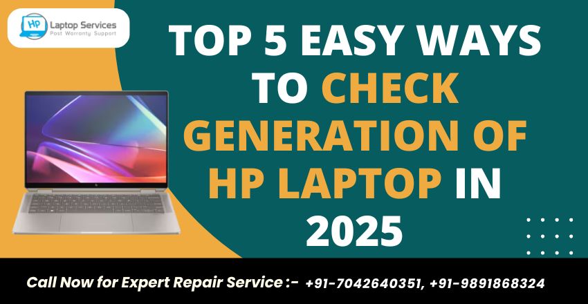 Check Generation of HP Laptop