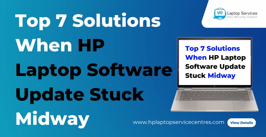 HP Laptop Software Update Stuck