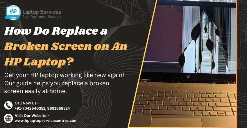 Replace a Broken Screen on An HP Laptop