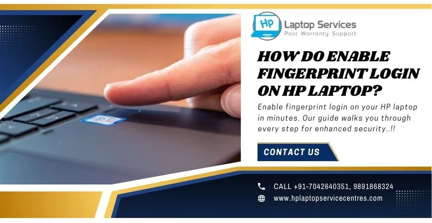 Enable Fingerprint Login on HP Laptop