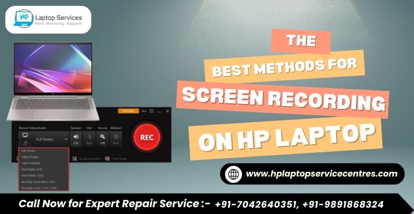 Screen Recording on HP Laptop