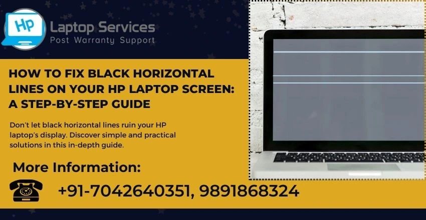 Fix Black Horizontal Lines on Your HP Laptop Screen